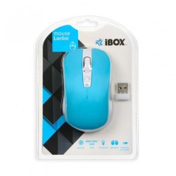 iBOX Mysz Loriini Pro optyczna bezprzewodowa Niebieska | PartsPC.pl