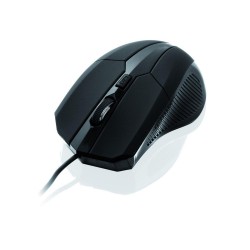 Mysz przewodowa iBOX i005 laserowa czarna, OEM | PartsPC.pl