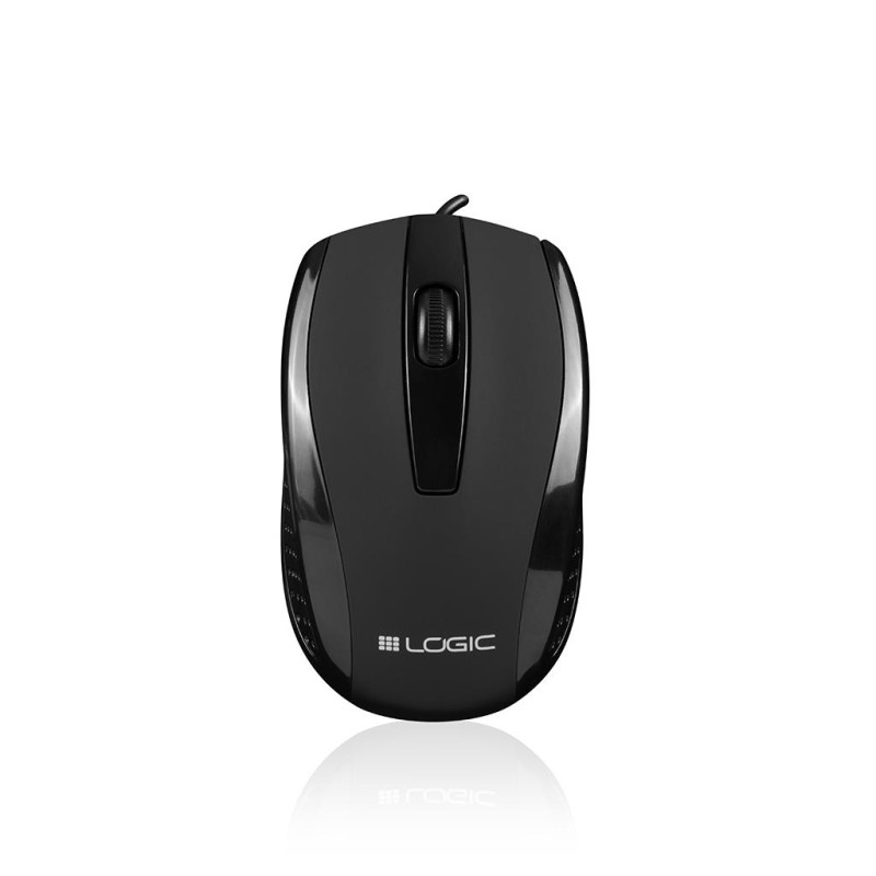 Mysz przewodowa LOGIC LM-31 optyczna czarna | PartsPC.pl
