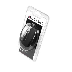 Mysz przewodowa LOGIC LM-31 optyczna czarna | PartsPC.pl