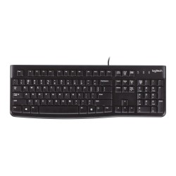 Klawiatura przewodowa Logitech K120 USB US czarna | PartsPC.pl