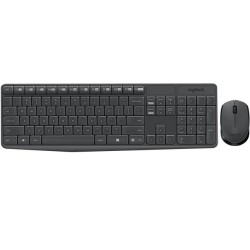Zestaw bezprzewodowy klawiatura + mysz Logitech MK235 szary… | PartsPC.pl