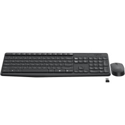 Zestaw bezprzewodowy klawiatura + mysz Logitech MK235 szary… | PartsPC.pl
