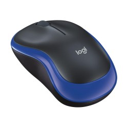 Mysz bezprzewodowa Logitech M185 optyczna czarno-niebieska… | PartsPC.pl