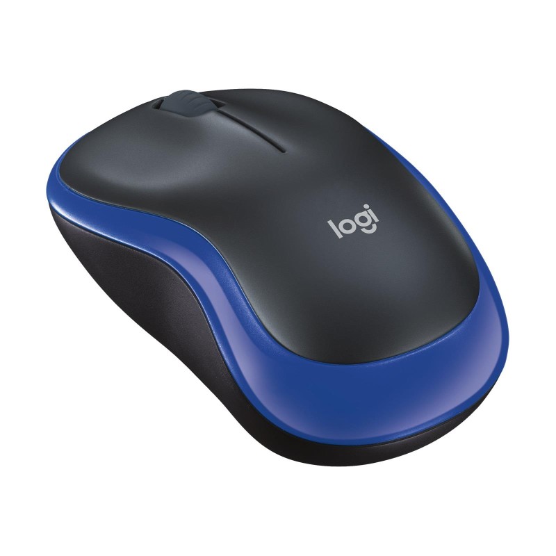 Mysz bezprzewodowa Logitech M185 optyczna czarno-niebieska… | PartsPC.pl