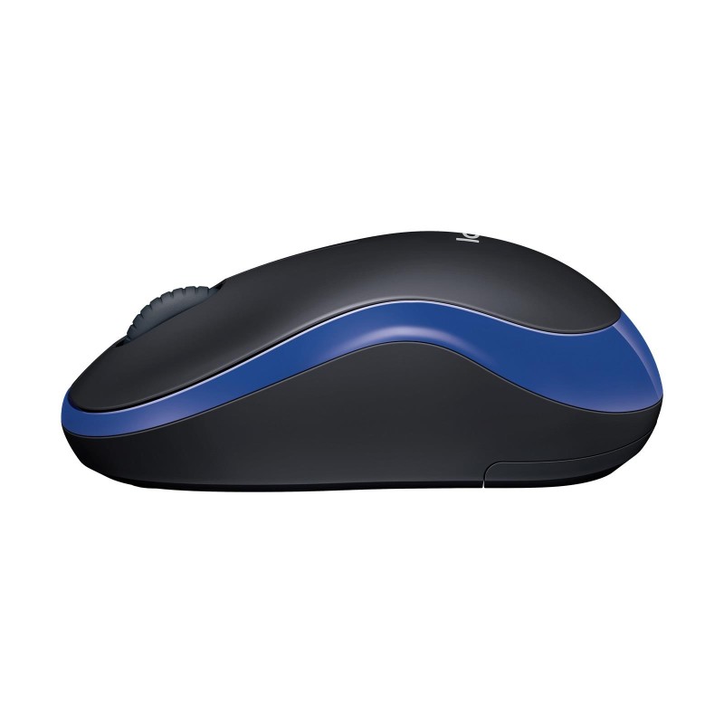 Mysz bezprzewodowa Logitech M185 optyczna czarno-niebieska… | PartsPC.pl