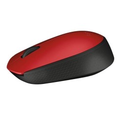 Mysz bezprzewodowa Logitech M171 optyczna czerwona | PartsPC.pl