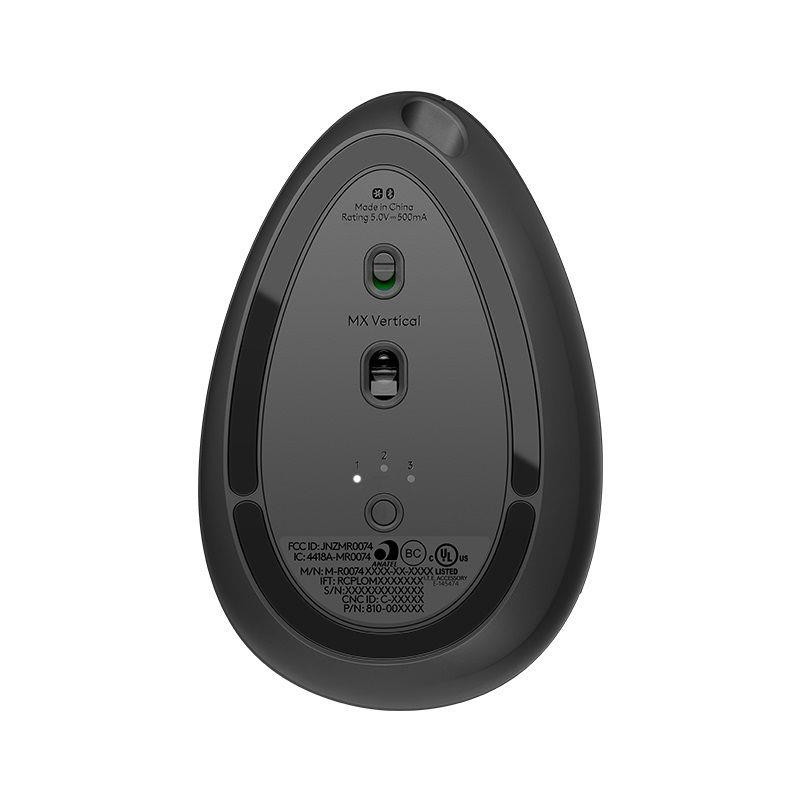 Mysz bezprzewodowa Logitech MX Vertical optyczna czarna | PartsPC.pl