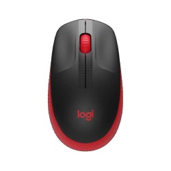 Mysz bezprzewodowa Logitech M190 optyczna czerwona | PartsPC.pl