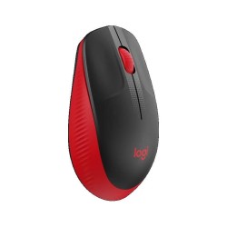 Mysz bezprzewodowa Logitech M190 optyczna czerwona | PartsPC.pl