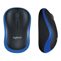 Logitech Mysz bezprzewodowa M185 910-002236 niebieska | PartsPC.pl