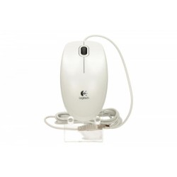Mysz przewodowa Logitech B100 optyczna biała | PartsPC.pl