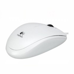 Mysz przewodowa Logitech B100 optyczna biała | PartsPC.pl
