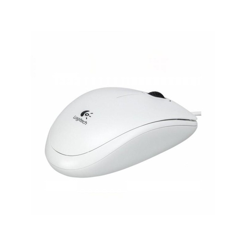 Mysz przewodowa Logitech B100 optyczna biała | PartsPC.pl