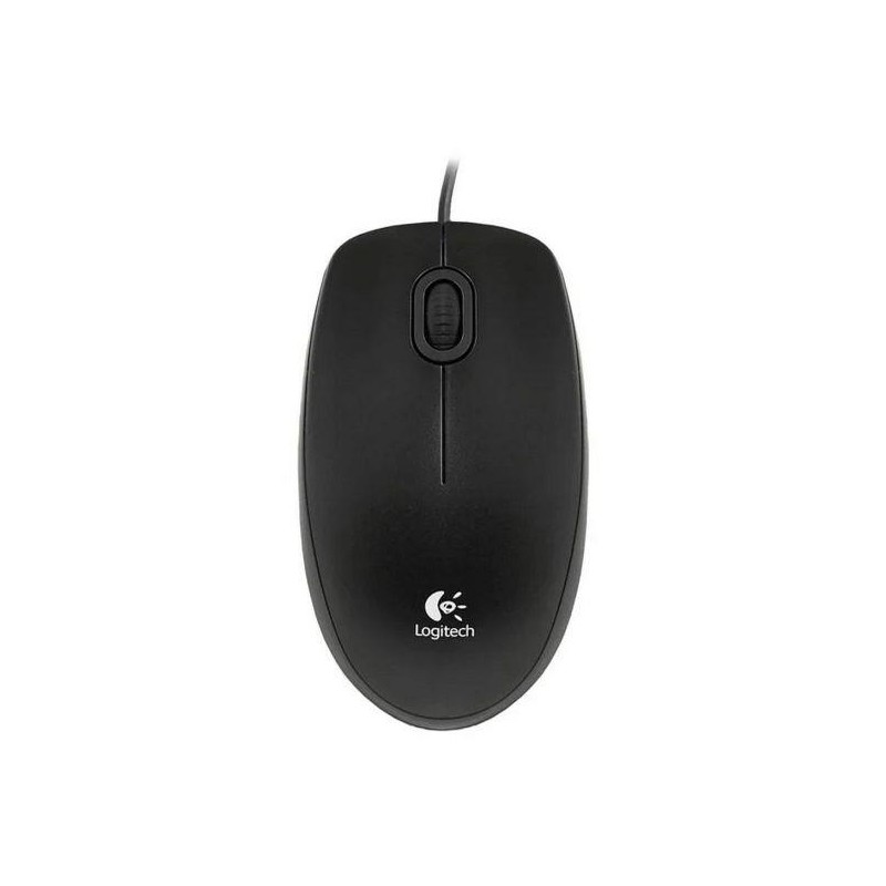 Mysz przewodowa Logitech B100 OEM optyczna czarna | PartsPC.pl