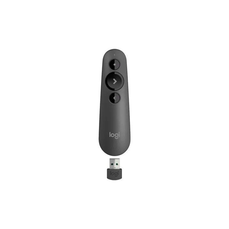 Pilot laserowy do prezentacji Logitech R500s grafitowy | PartsPC.pl