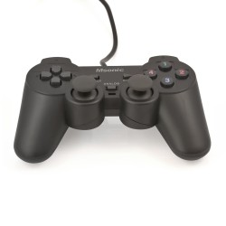 Gamepad przewodowy Msonic USB z funkcją wibracji MN3329BK cz… | PartsPC.pl