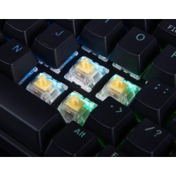 Klawiatura bezprzewodowa Modecom Volcano LANPARTY BT RGB Gaming mechaniczna