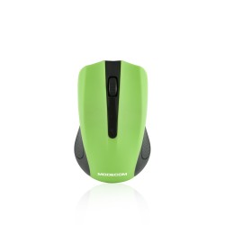 Mysz bezprzewodowa Modecom MC-WM9 zielono-czarna | PartsPC.pl