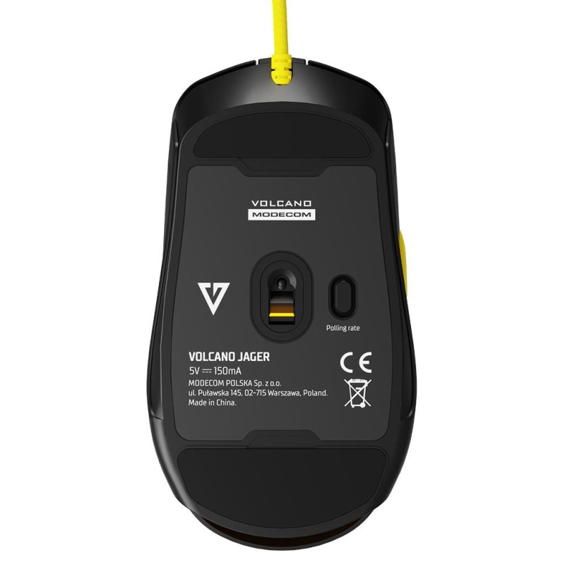 Mysz przewodowa Modecom Volcano JAGER optyczna czarna | PartsPC.pl