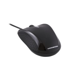 Mysz przewodowa Modecom MC-M4 optyczna czarna | PartsPC.pl