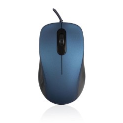 Mysz przewodowa Modecom MC-M10S SILENT optyczna niebieska | PartsPC.pl