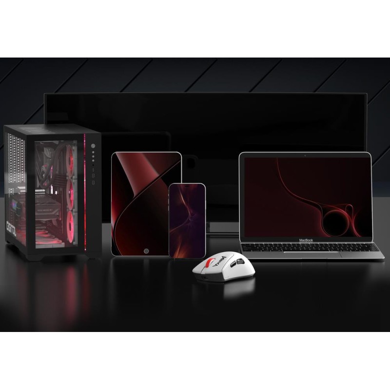 Mysz bezprzewodowa Monka RAPID optyczna 12000dpi 2.4 GHz + B… | PartsPC.pl