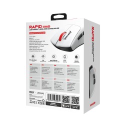 Mysz bezprzewodowa Monka RAPID optyczna 12000dpi 2.4 GHz + B… | PartsPC.pl