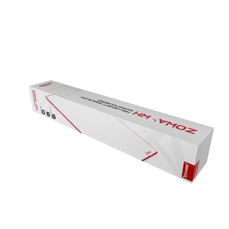 Podkładka Monka ZOWA L 450x400x3,5 mm biała gaming | PartsPC.pl
