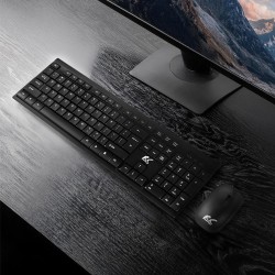 Klawiatura + mysz bezprzewodowa COMBO NanoRS, RS580 | PartsPC.pl