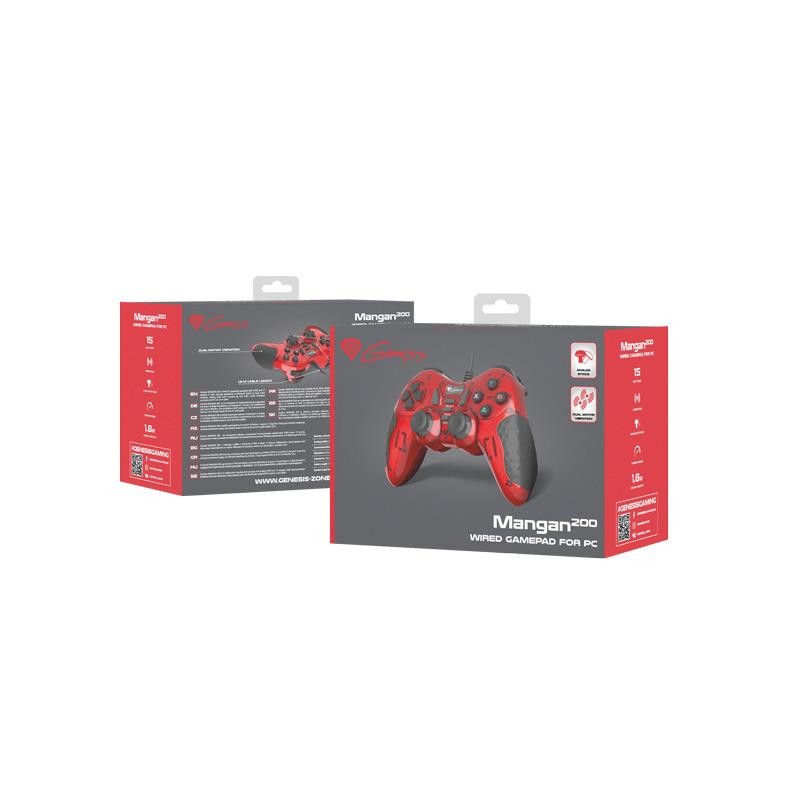 Gamepad Genesis Mangan 200 przewodowy (PC) | PartsPC.pl