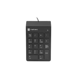Klawiatura Natec Goby 2 numeryczna USB 18 klawiszy czarna | PartsPC.pl