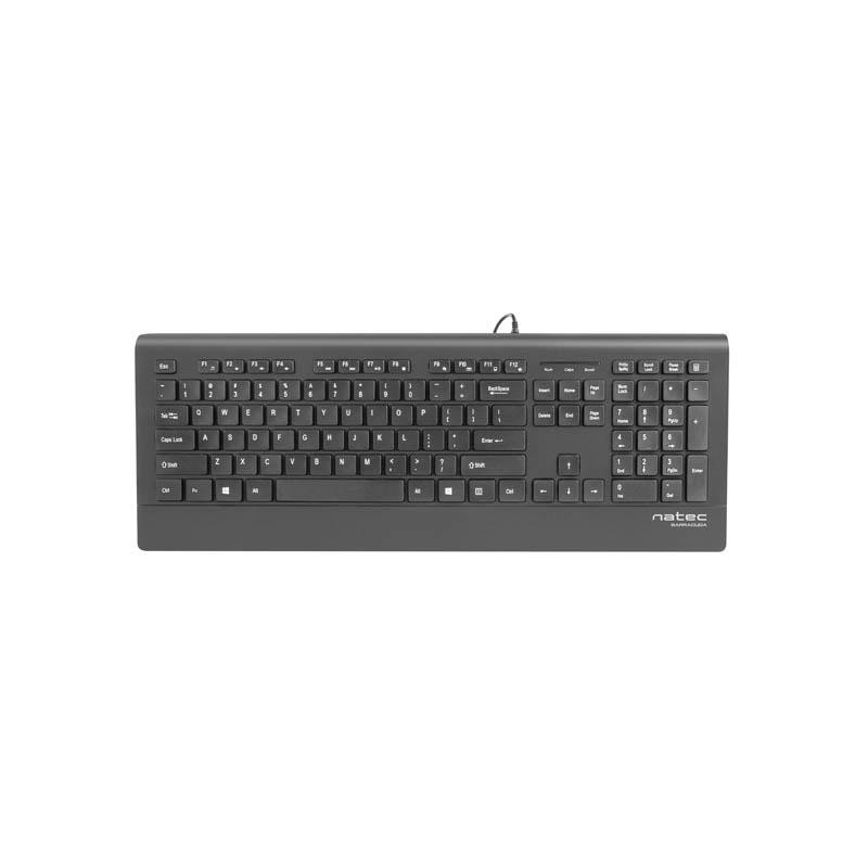Klawiatura przewodowa Natec Barracuda USB czarna