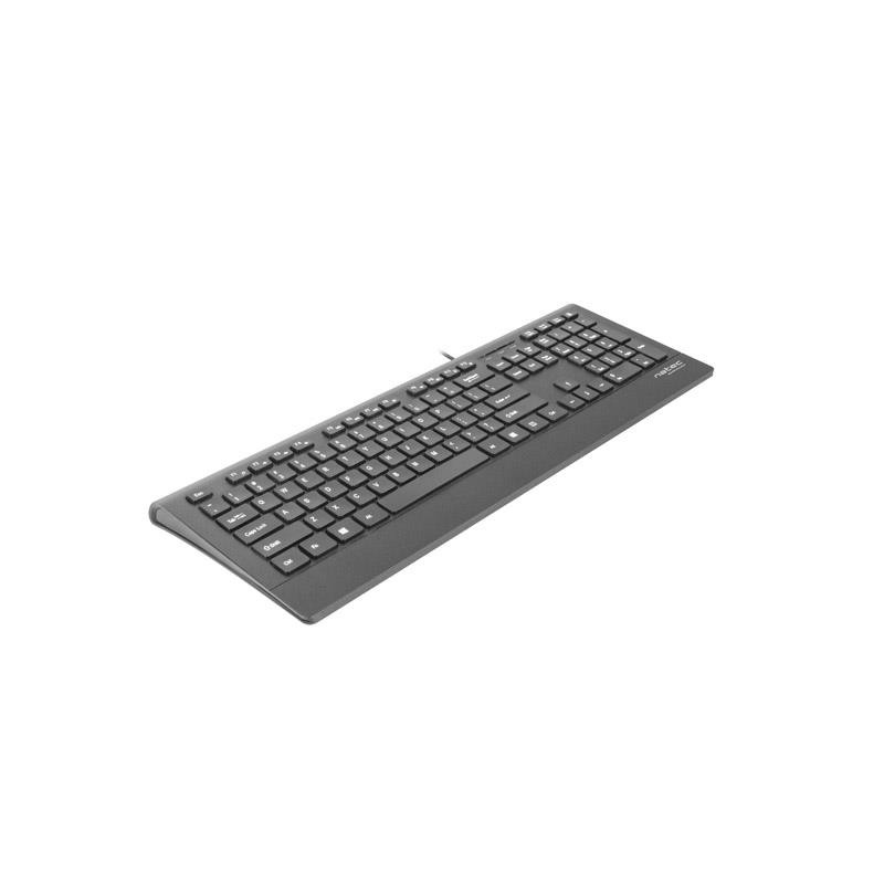 Klawiatura przewodowa Natec Barracuda USB czarna