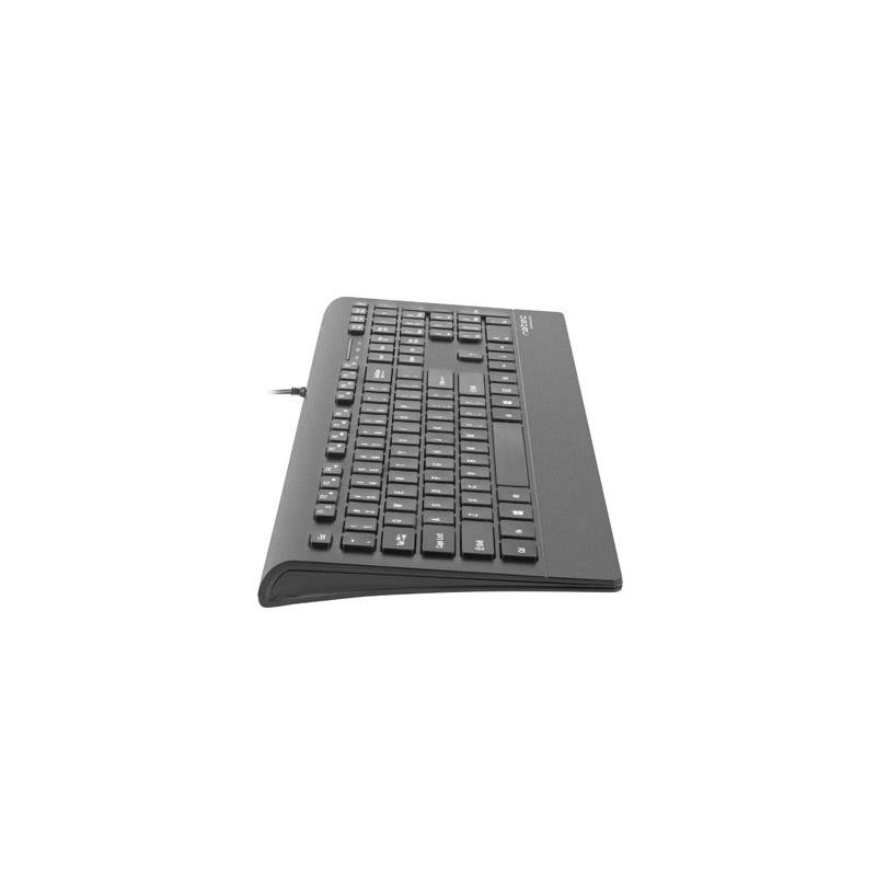 Klawiatura przewodowa Natec Barracuda USB czarna