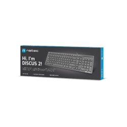 Klawiatura przewodowa Natec Discus 2 multimedialna slim USB … | PartsPC.pl