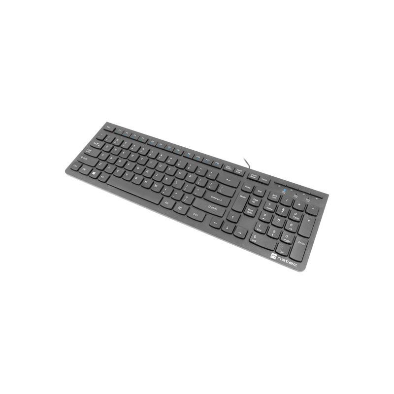 Klawiatura przewodowa Natec Discus 2 multimedialna slim USB … | PartsPC.pl