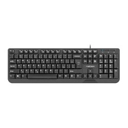 Natec Klawiatura Trout Slim USB CZ/SK 1.8m Czarna | PartsPC.pl