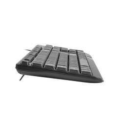 Natec Klawiatura Trout Slim USB CZ/SK 1.8m Czarna | PartsPC.pl