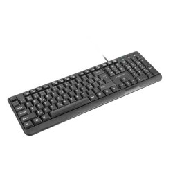 Natec Klawiatura Trout Slim USB CZ/SK 1.8m Czarna | PartsPC.pl