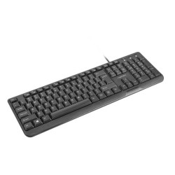 Klawiatura przewodowa Natec Trout slim czarna USB | PartsPC.pl