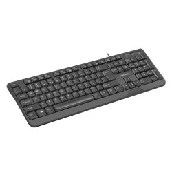 Klawiatura przewodowa Natec Trout slim czarna USB | PartsPC.pl