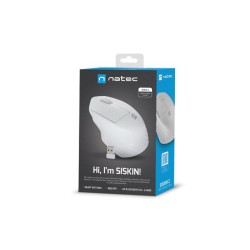 Mysz bezprzewodowa Natec Siskin 2 optyczna 1600 DPI BT 5.0 + 2.4 GHz z