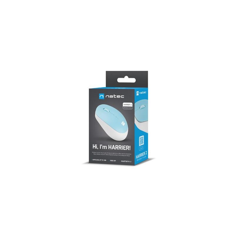 Mysz bezprzewodowa Natec Harrier 2 bluetooth 5.1 1600 DPI z cichym klikiem
