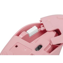 Mysz bezprzewodowa Natec Stork optyczna 1600 DPI różowa | PartsPC.pl