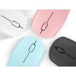 Mysz bezprzewodowa Natec Stork optyczna 1600 DPI biała | PartsPC.pl