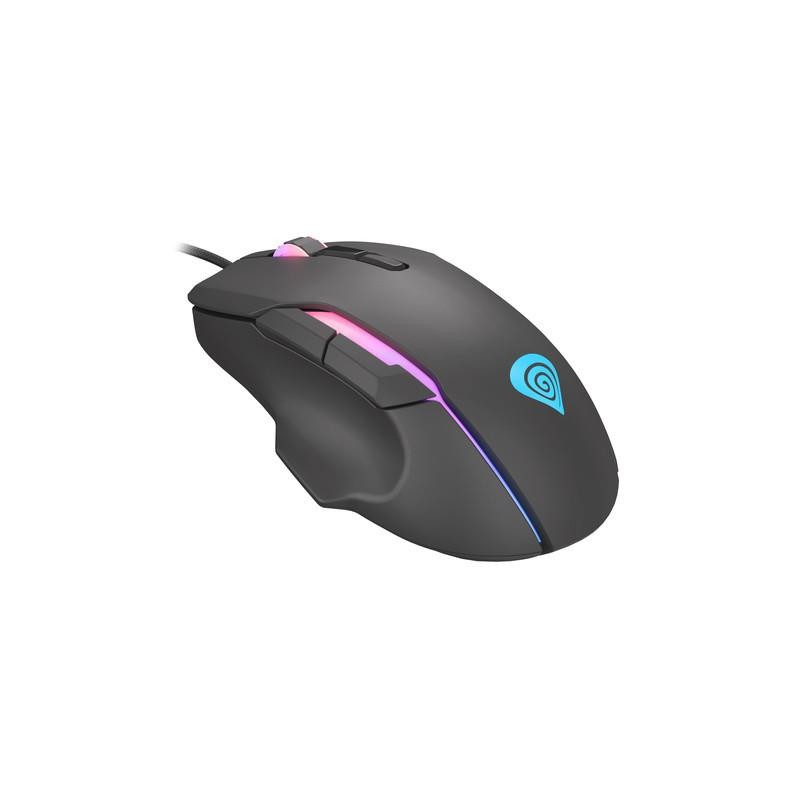 Mysz przewodowa Genesis Xenon 220 optyczna Gaming 6400DPI czarna