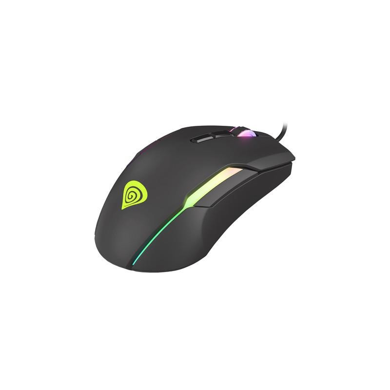 Mysz przewodowa Genesis Xenon 220 optyczna Gaming 6400DPI czarna