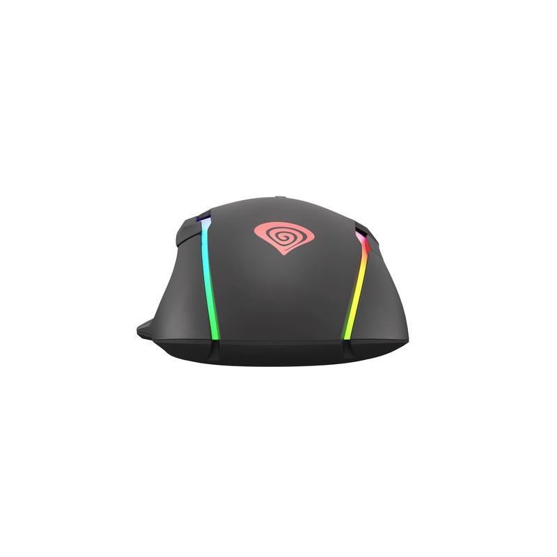 Mysz przewodowa Genesis Xenon 220 optyczna Gaming 6400DPI czarna