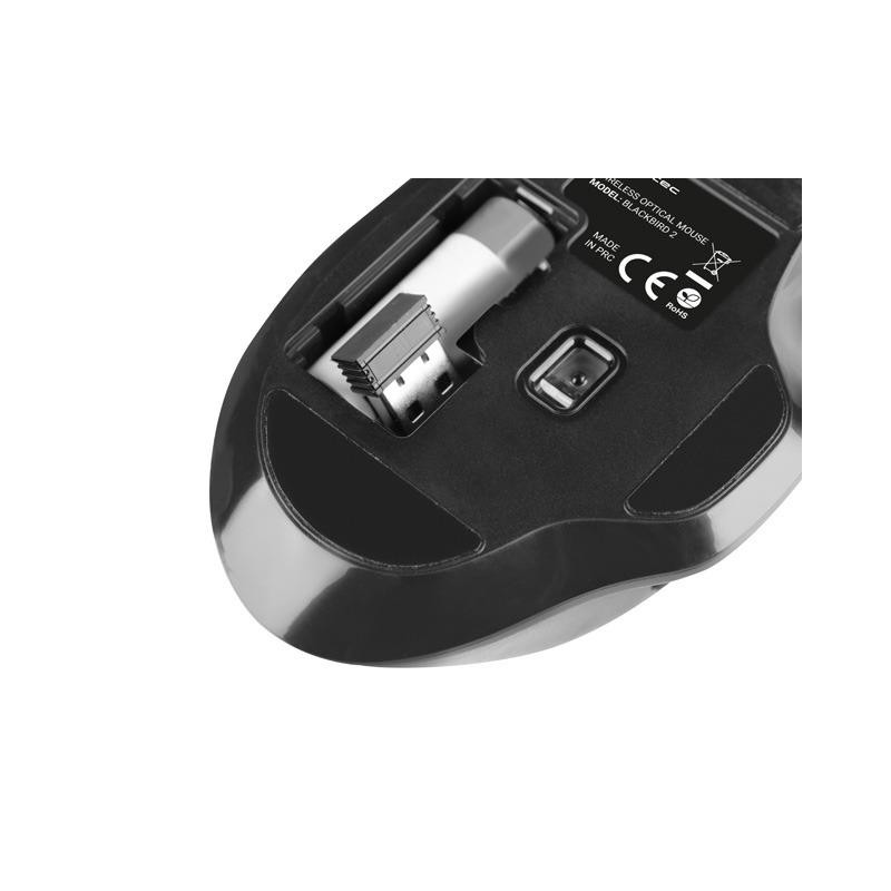 Mysz bezprzewodowa Natec Blackbird 2 optyczna NANO 2.4GHz cz… | PartsPC.pl